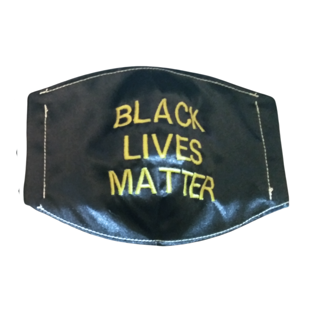 Black Lives Matter Embroidered Face Masks