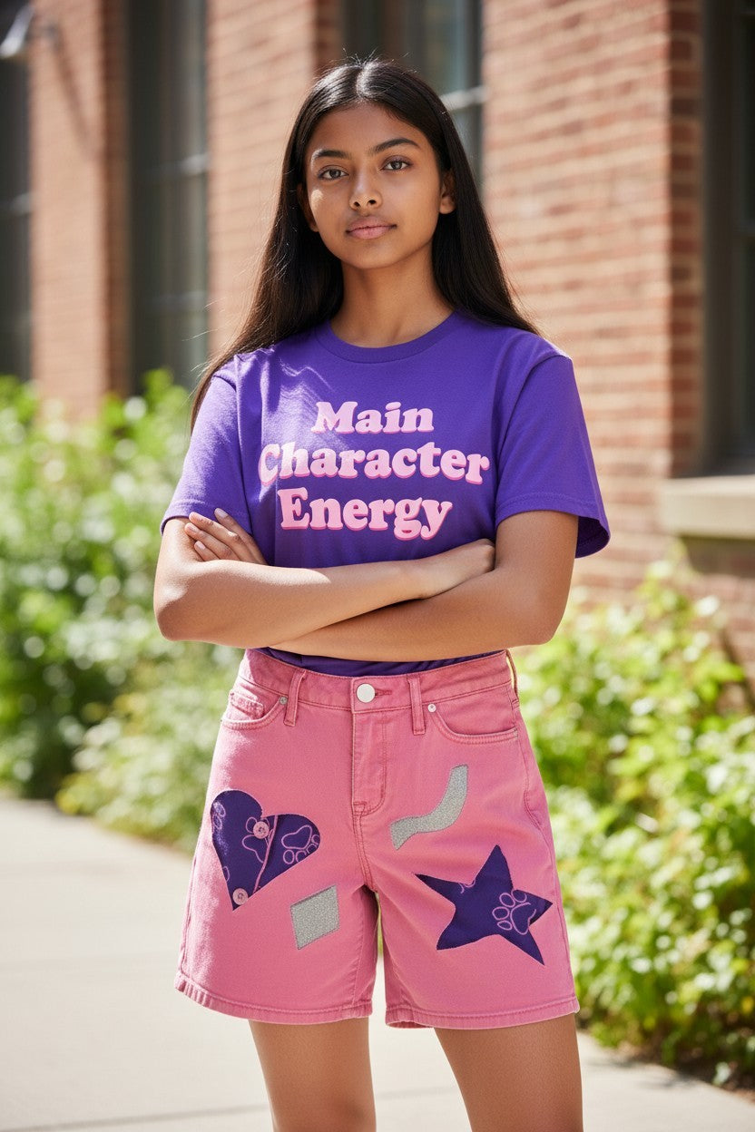 Be Your Own Character Shorts — Pink, Size 6
