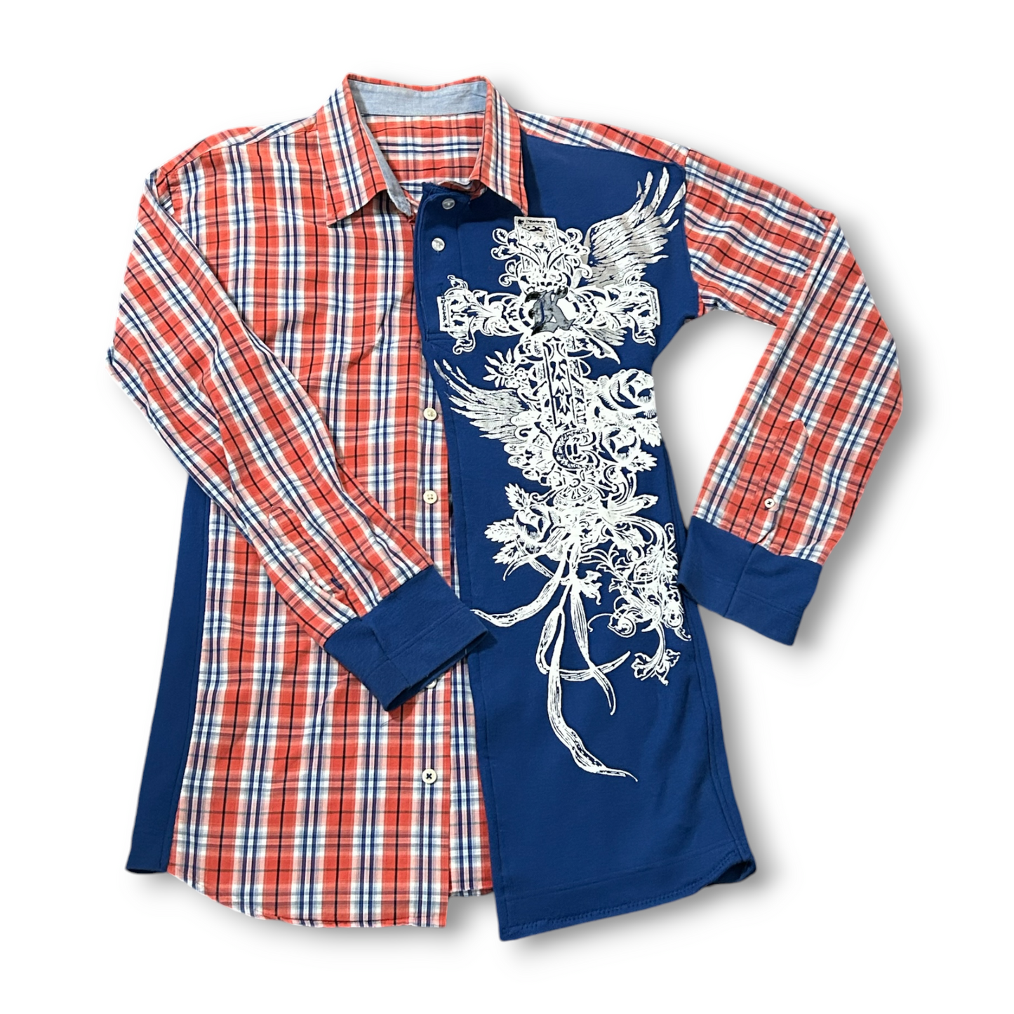 Sunset Mosaic Button-Down