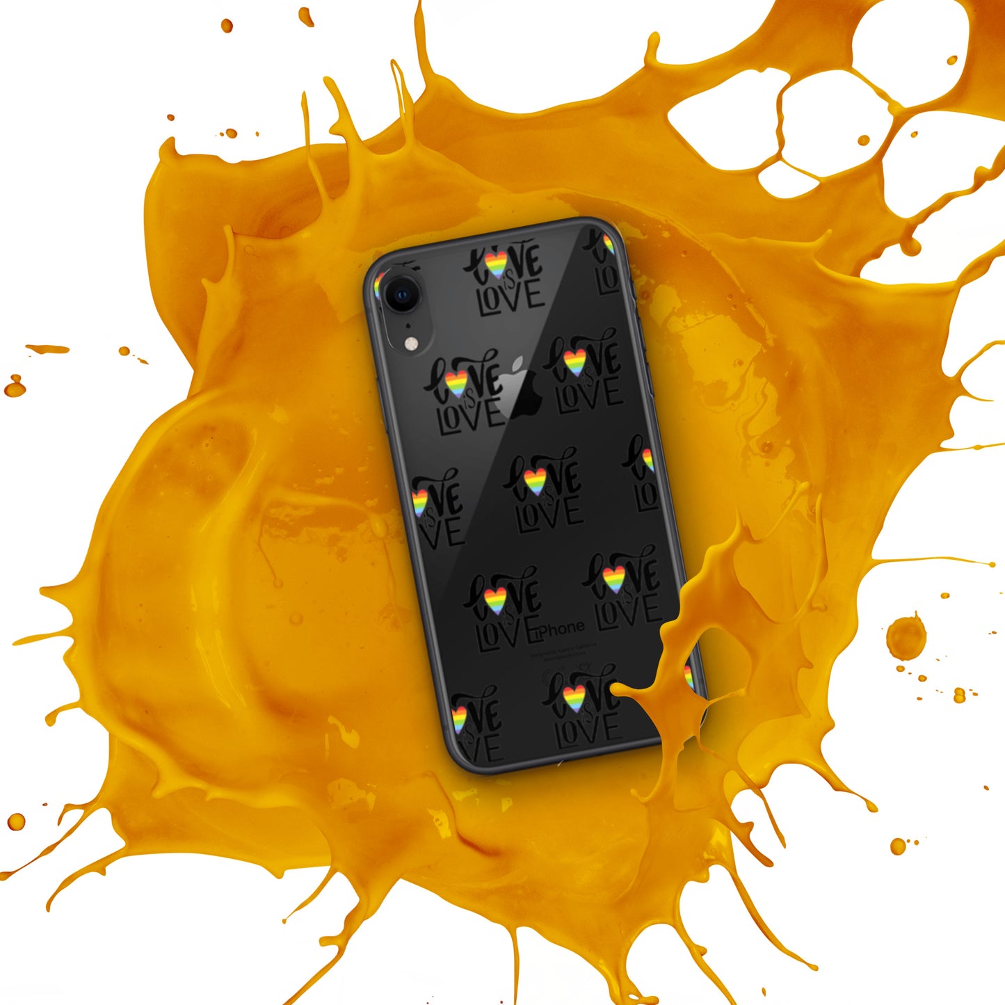Clear Love is Love Case for iPhone®