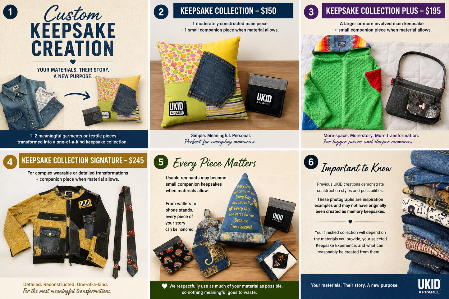Custom Keepsake Creation — Starting at $150