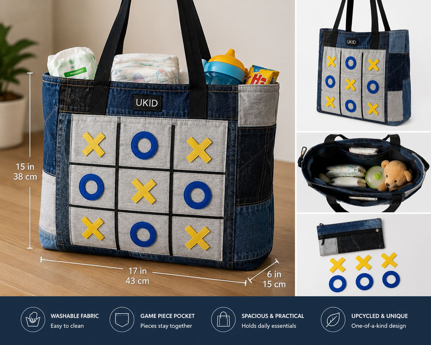 UKID Play & Go™ Travel Game Tote