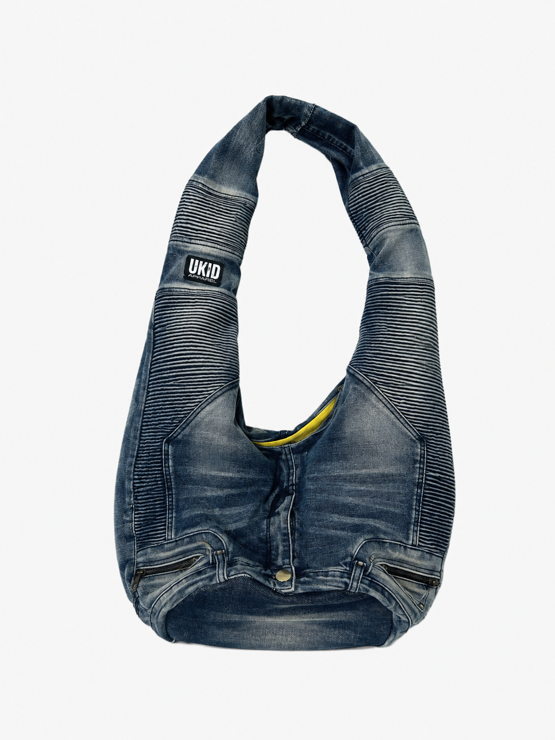 Reworked Denim Hobo Bag