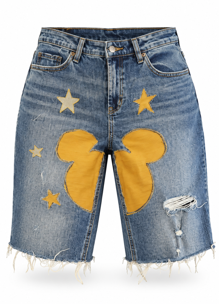 Signature Cutout Shorts