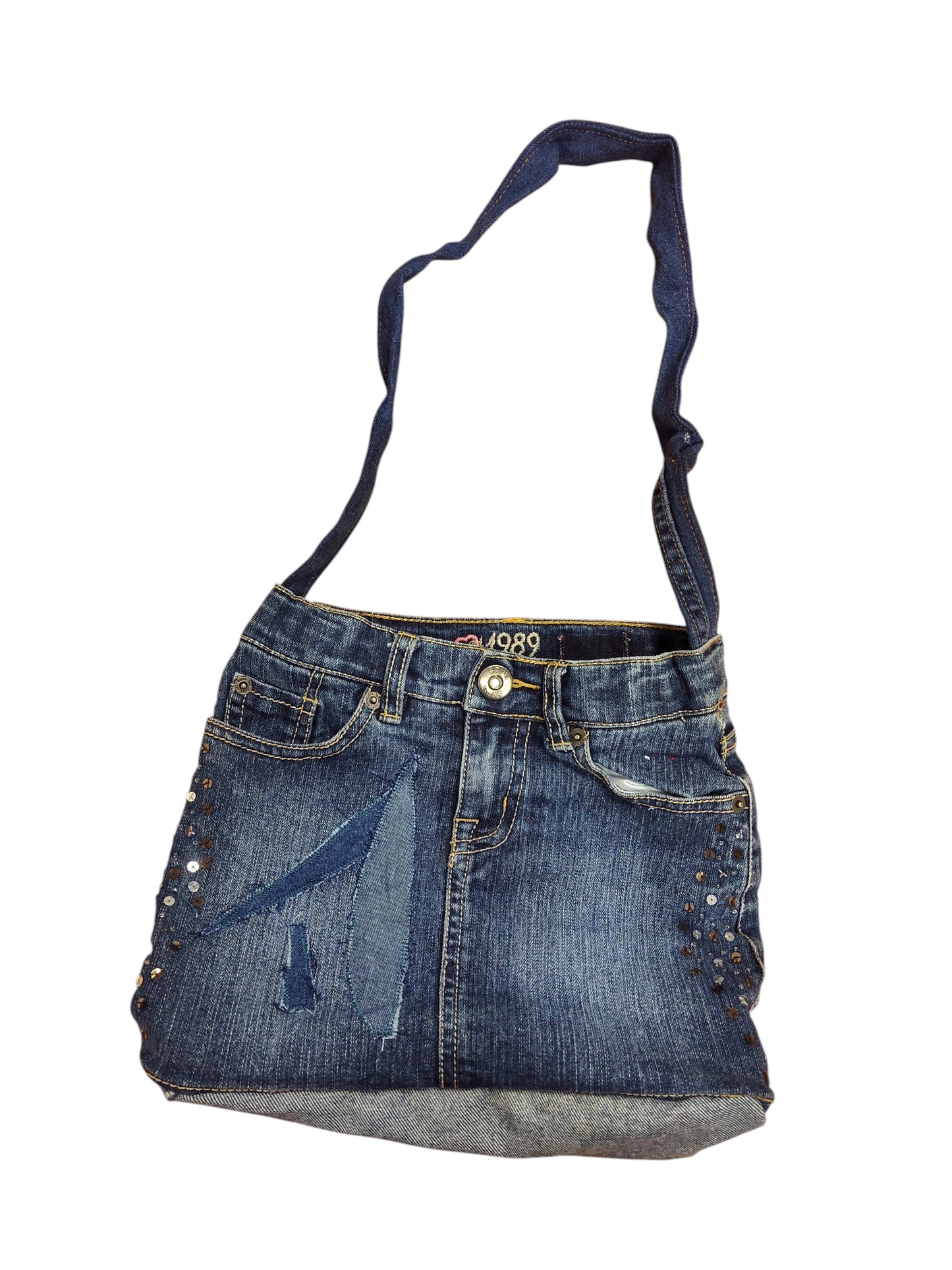 Custom Upcycled Denim Purse