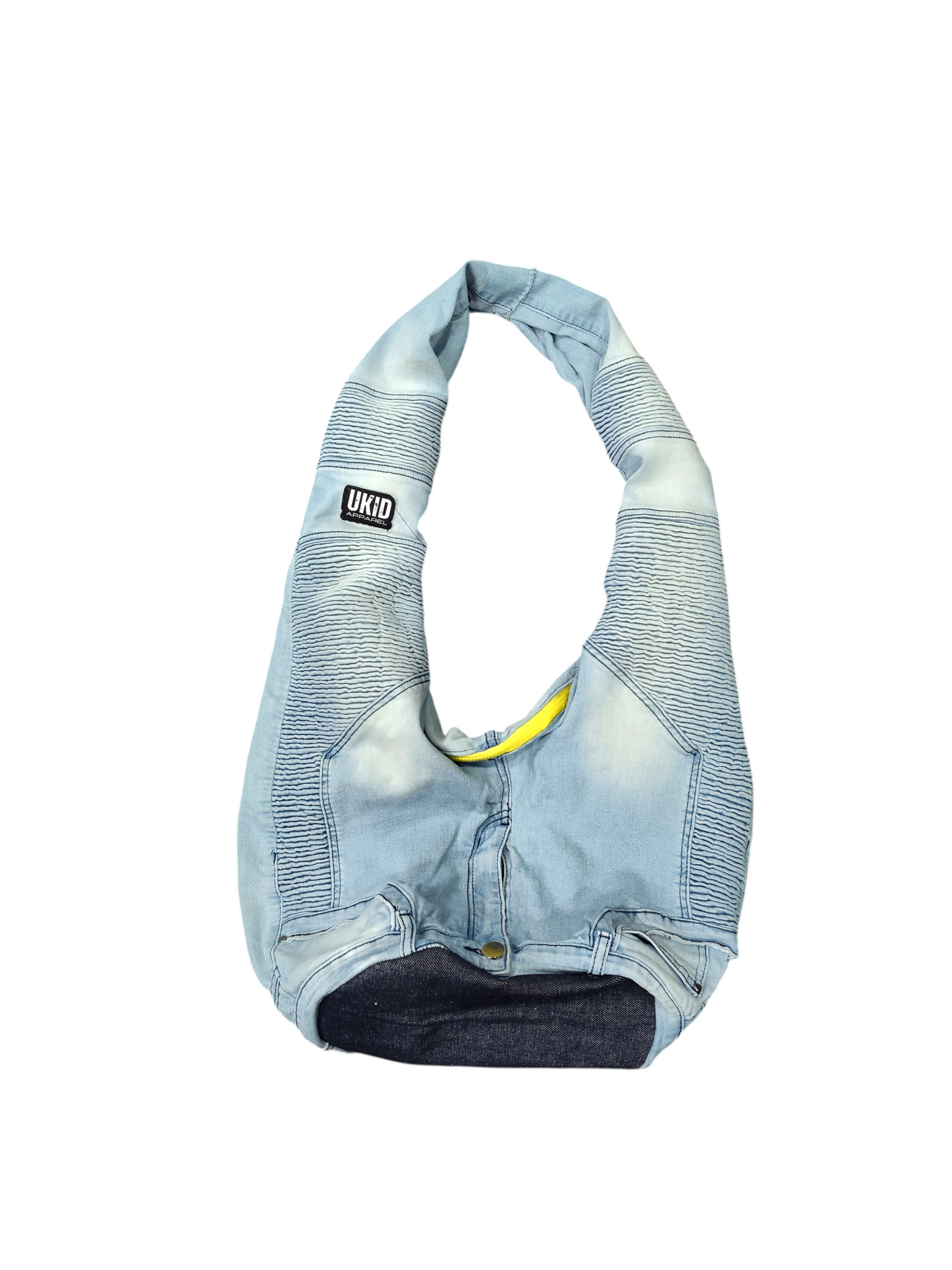Reworked Denim Hobo Bag