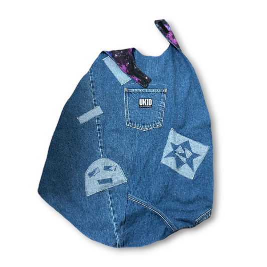 Cosmic Denim Reversible Cape