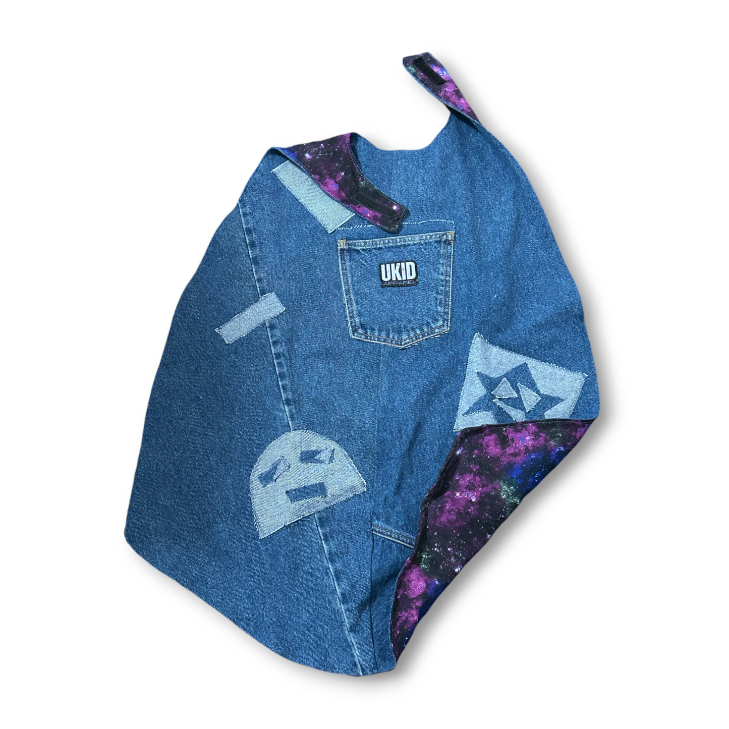 Cosmic Denim Reversible Cape