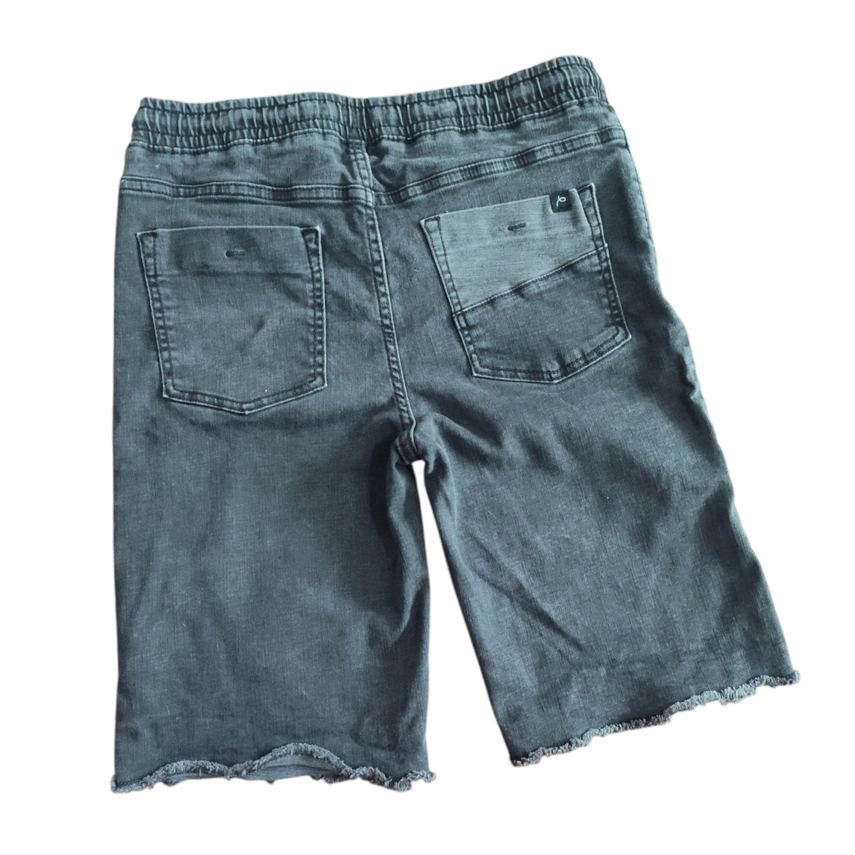 Black Character-Inspired Jogger Shorts — Youth XL