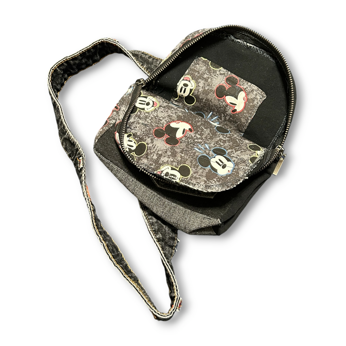 Denim Character Crossbody
