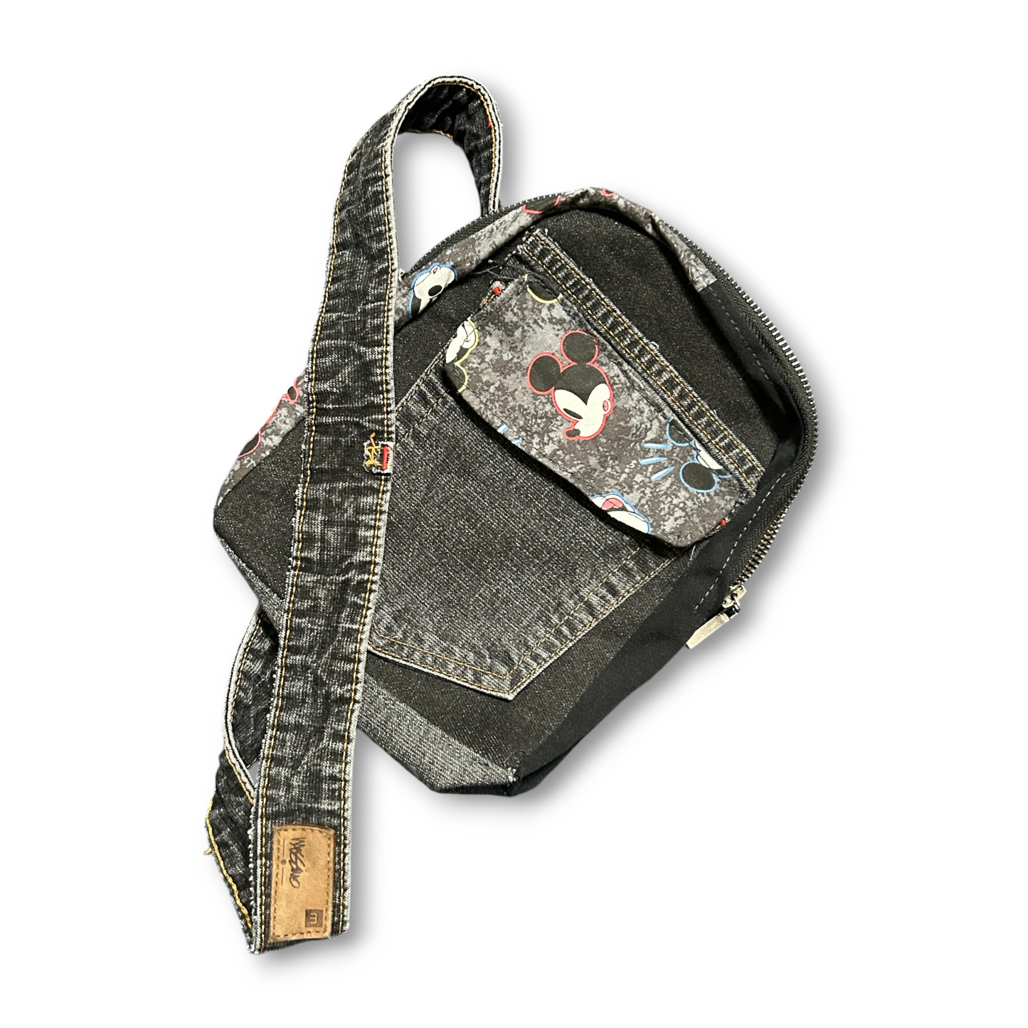 Denim Character Crossbody