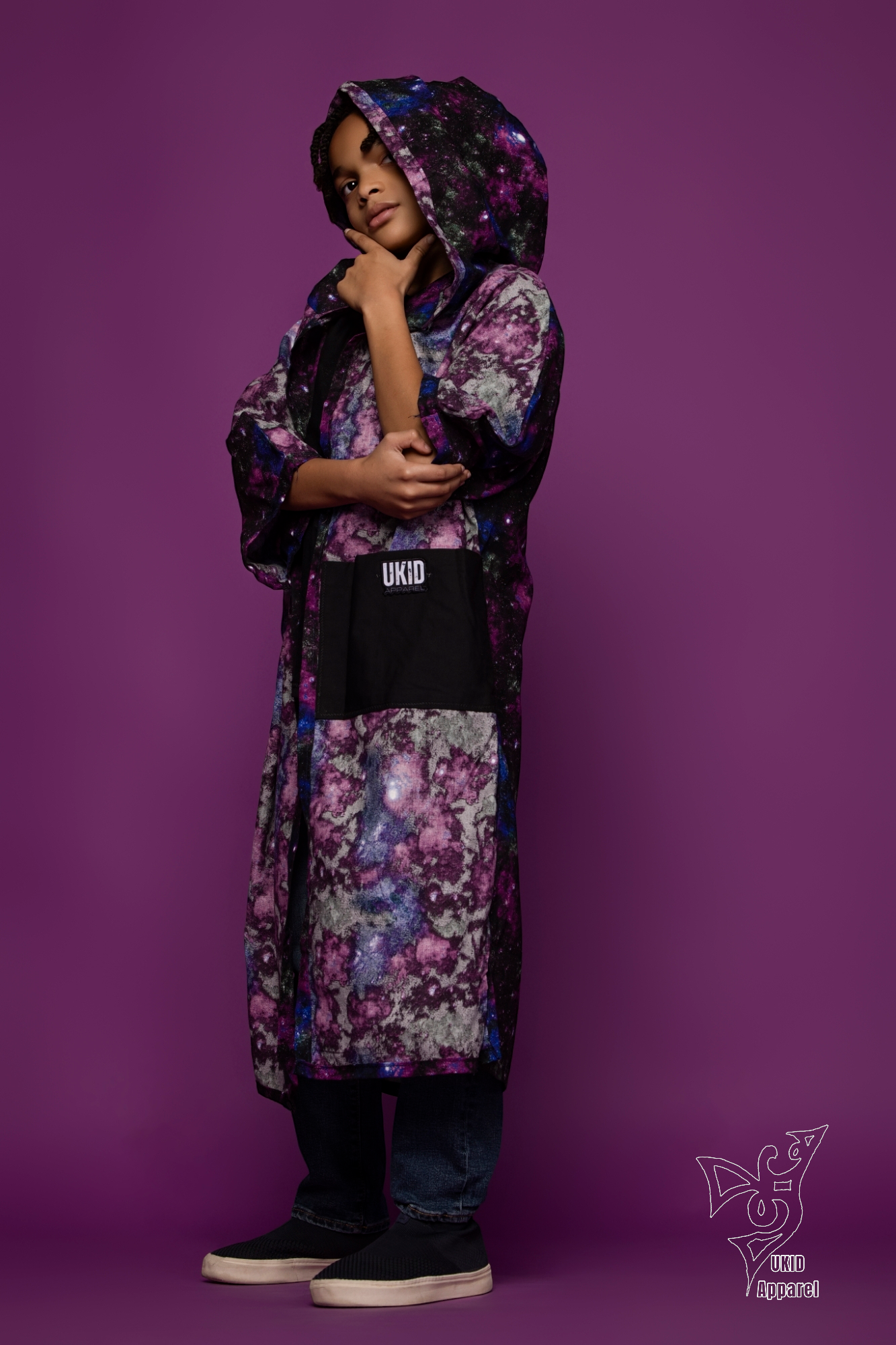 Galaxy Hooded Cardigan — Youth/Adult