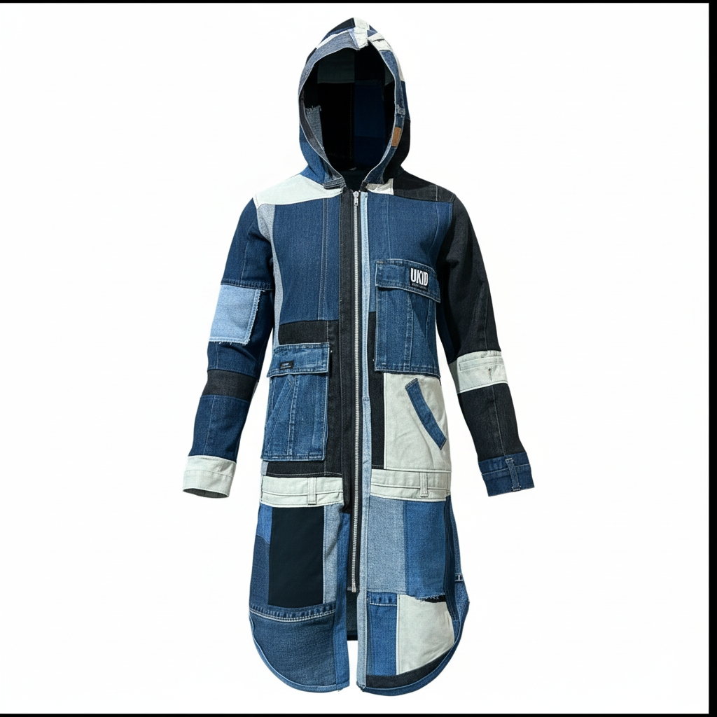 Wanderer's Patchwork Cloak Jacket