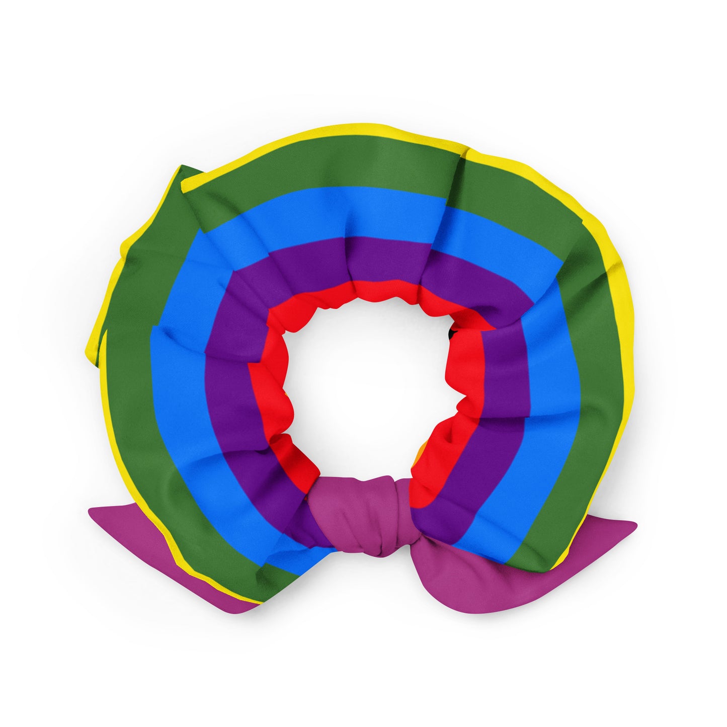 Recycled Rainbow #IAMUKID Scrunchie