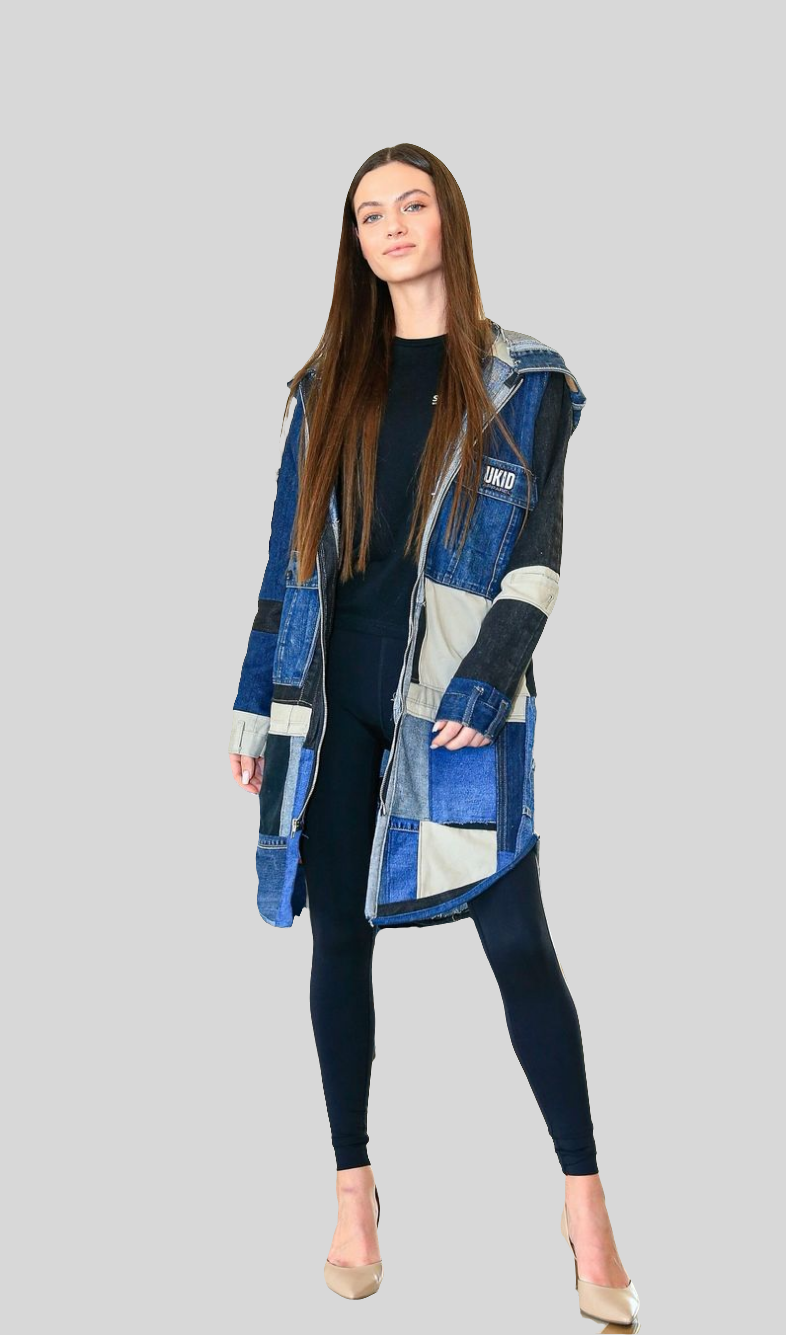 Wanderer's Patchwork Cloak Jacket