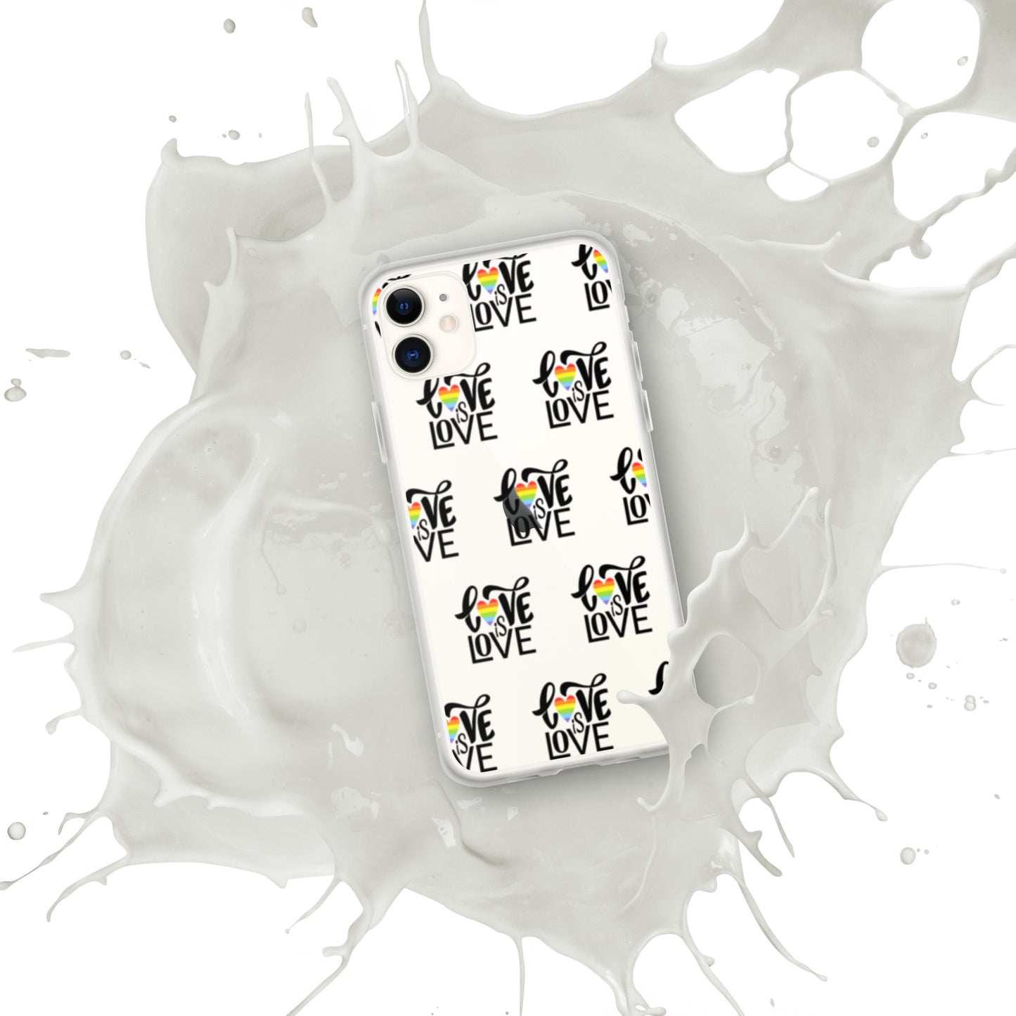 Clear Love is Love Case for iPhone®