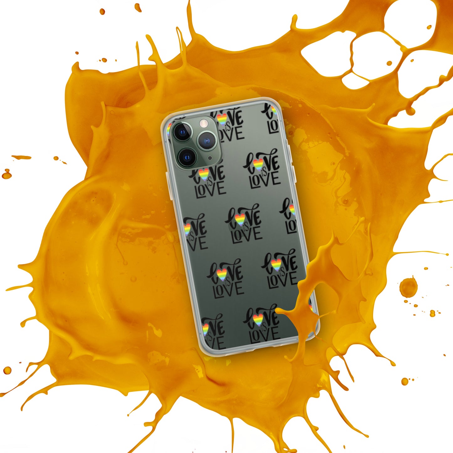 Clear Love is Love Case for iPhone®