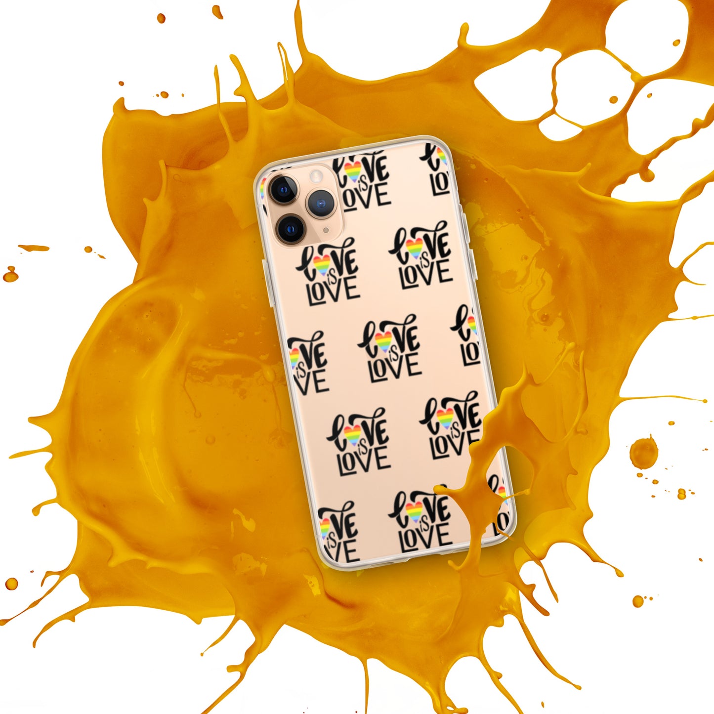 Clear Love is Love Case for iPhone®
