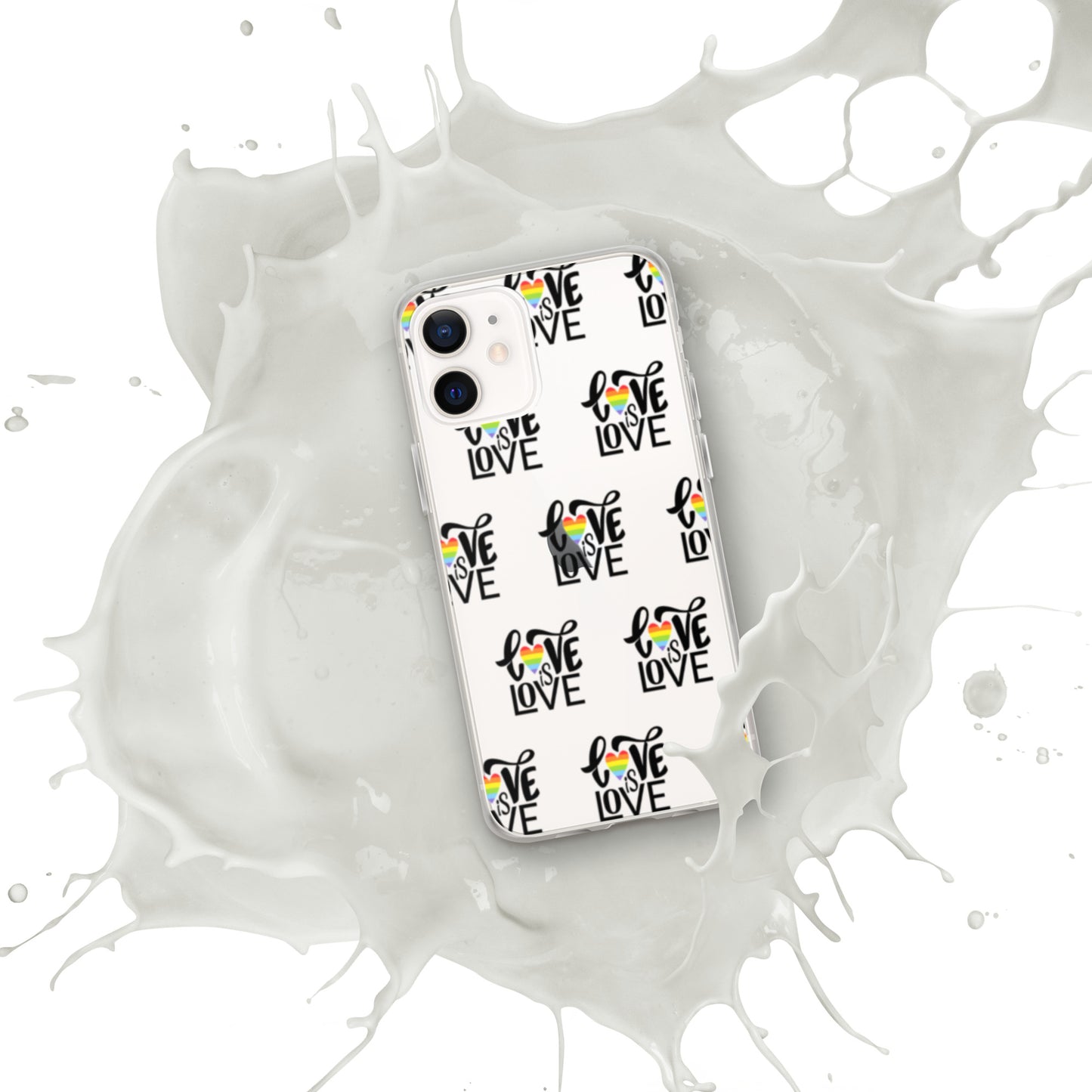 Clear Love is Love Case for iPhone®