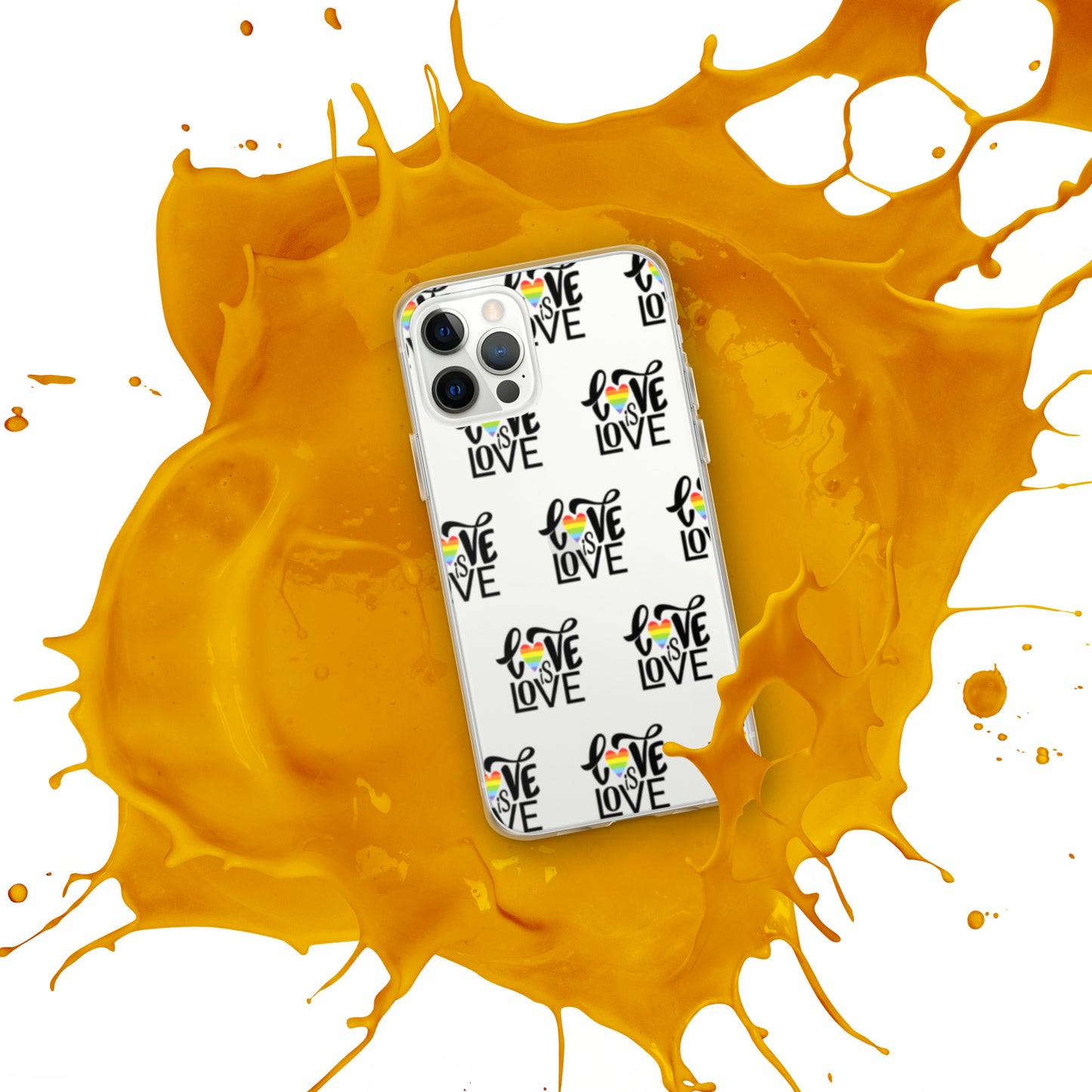 Clear Love is Love Case for iPhone®