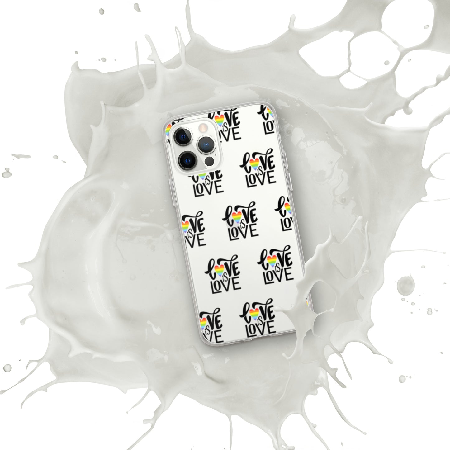 Clear Love is Love Case for iPhone®