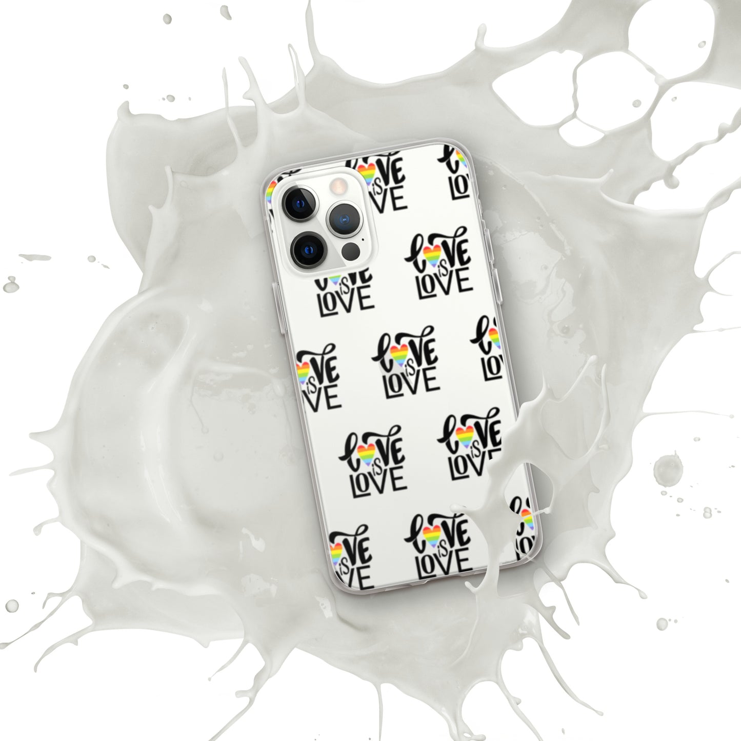 Clear Love is Love Case for iPhone®