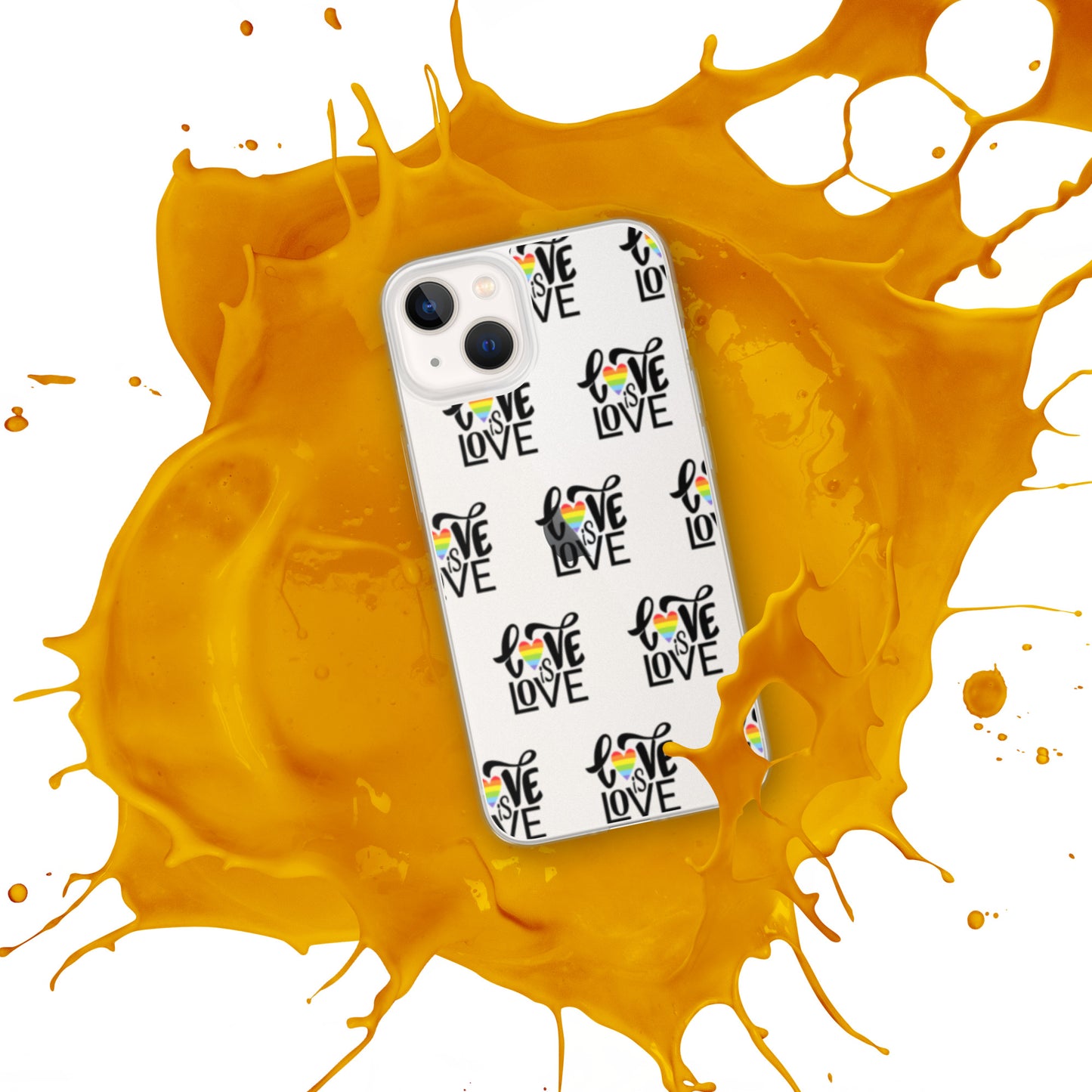 Clear Love is Love Case for iPhone®