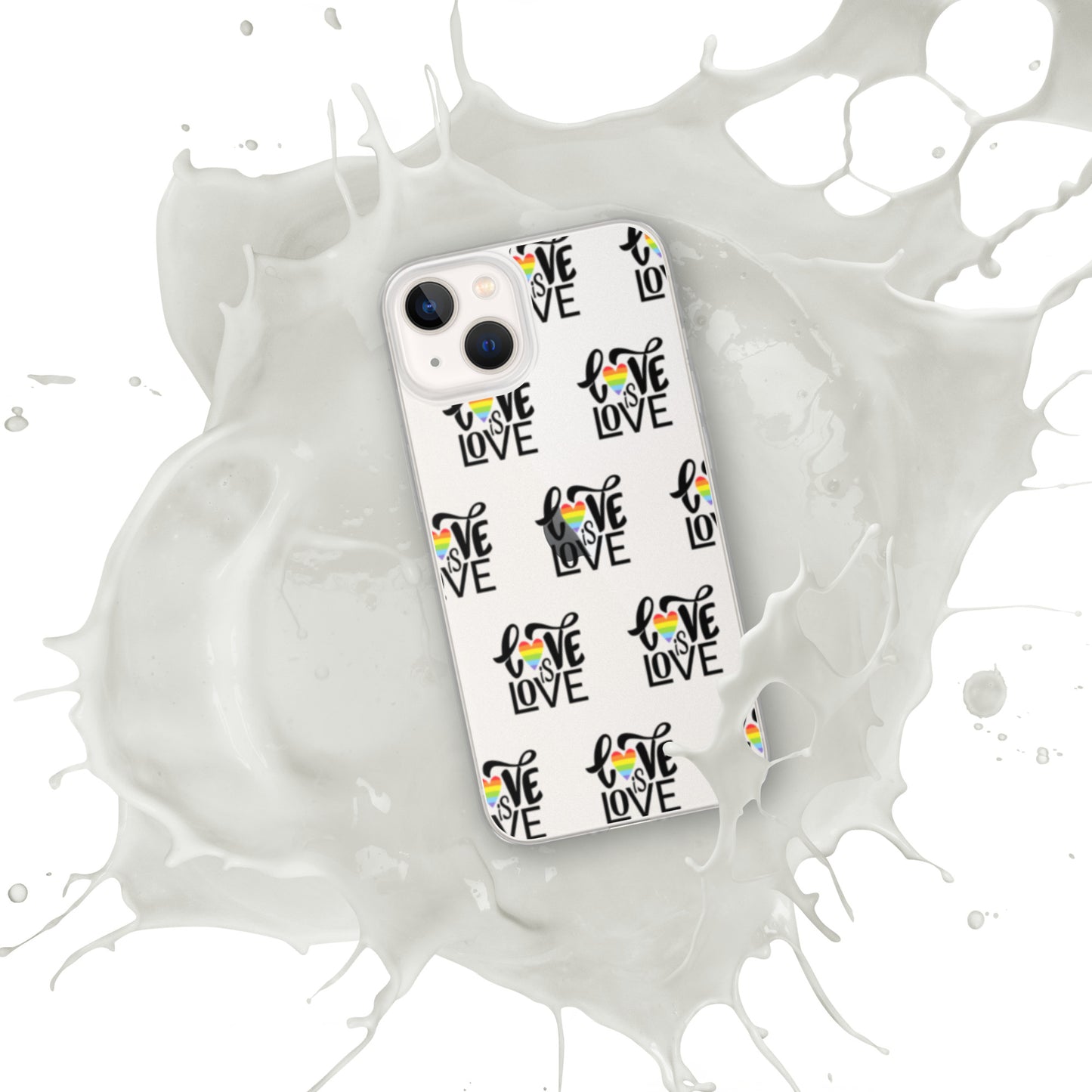 Clear Love is Love Case for iPhone®