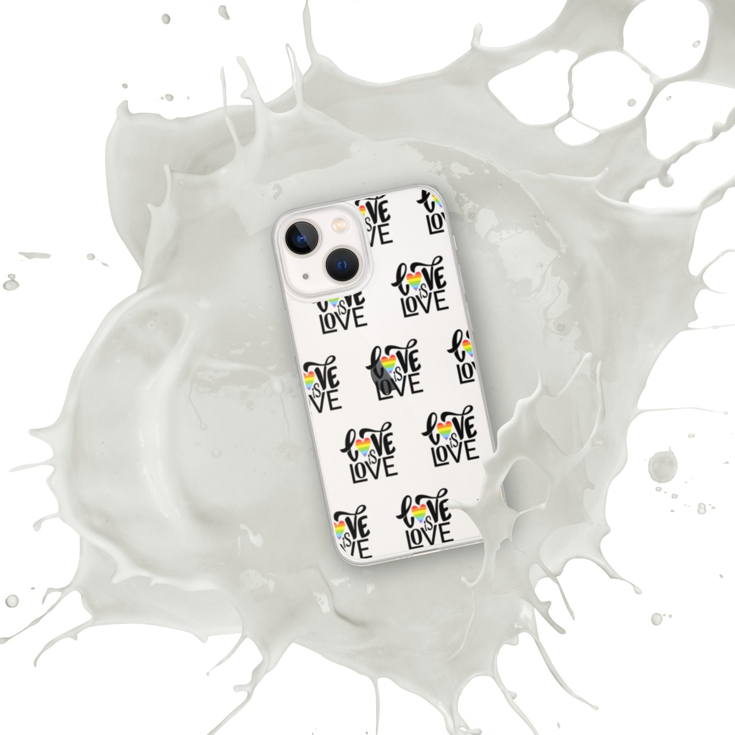 Clear Love is Love Case for iPhone®