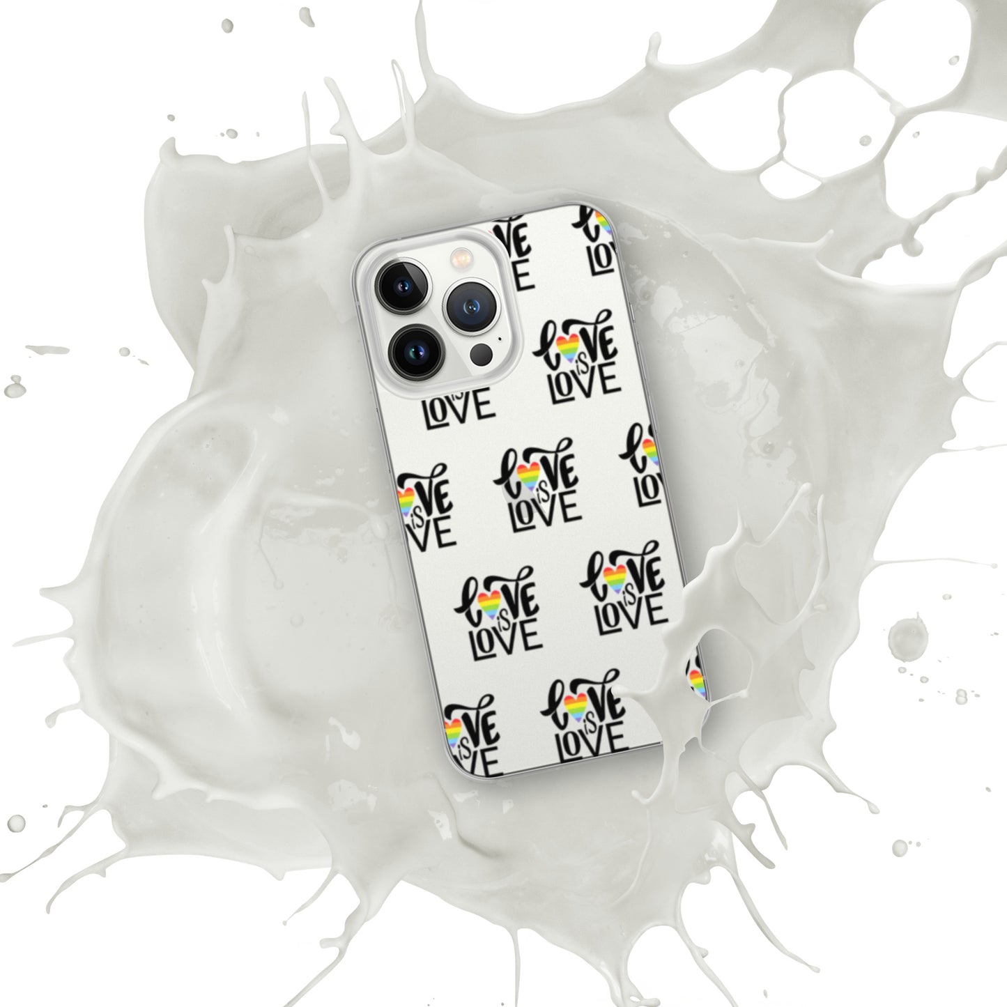 Clear Love is Love Case for iPhone®