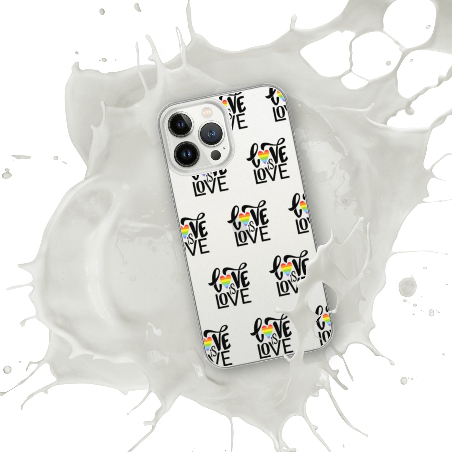 Clear Love is Love Case for iPhone®