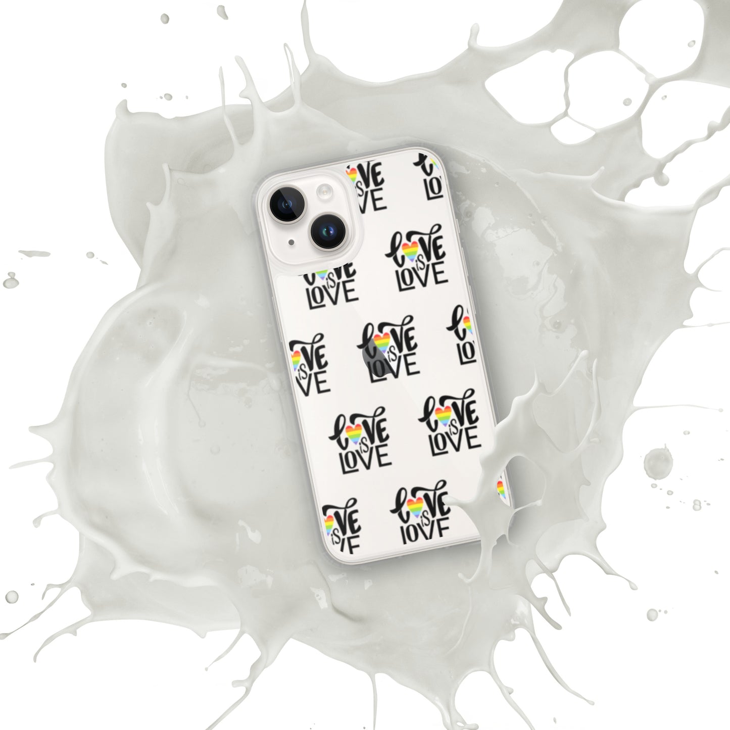 Clear Love is Love Case for iPhone®