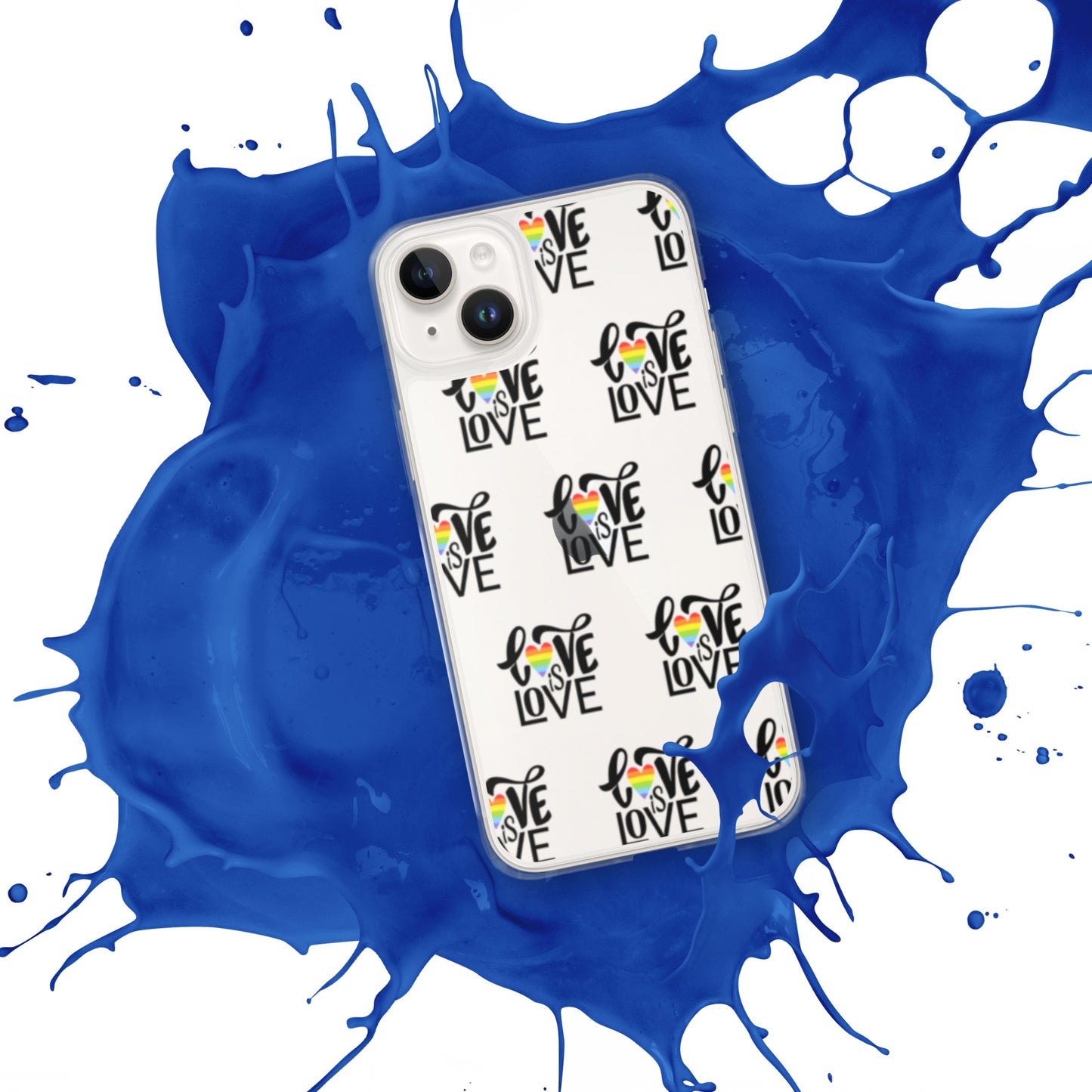 Clear Love is Love Case for iPhone®