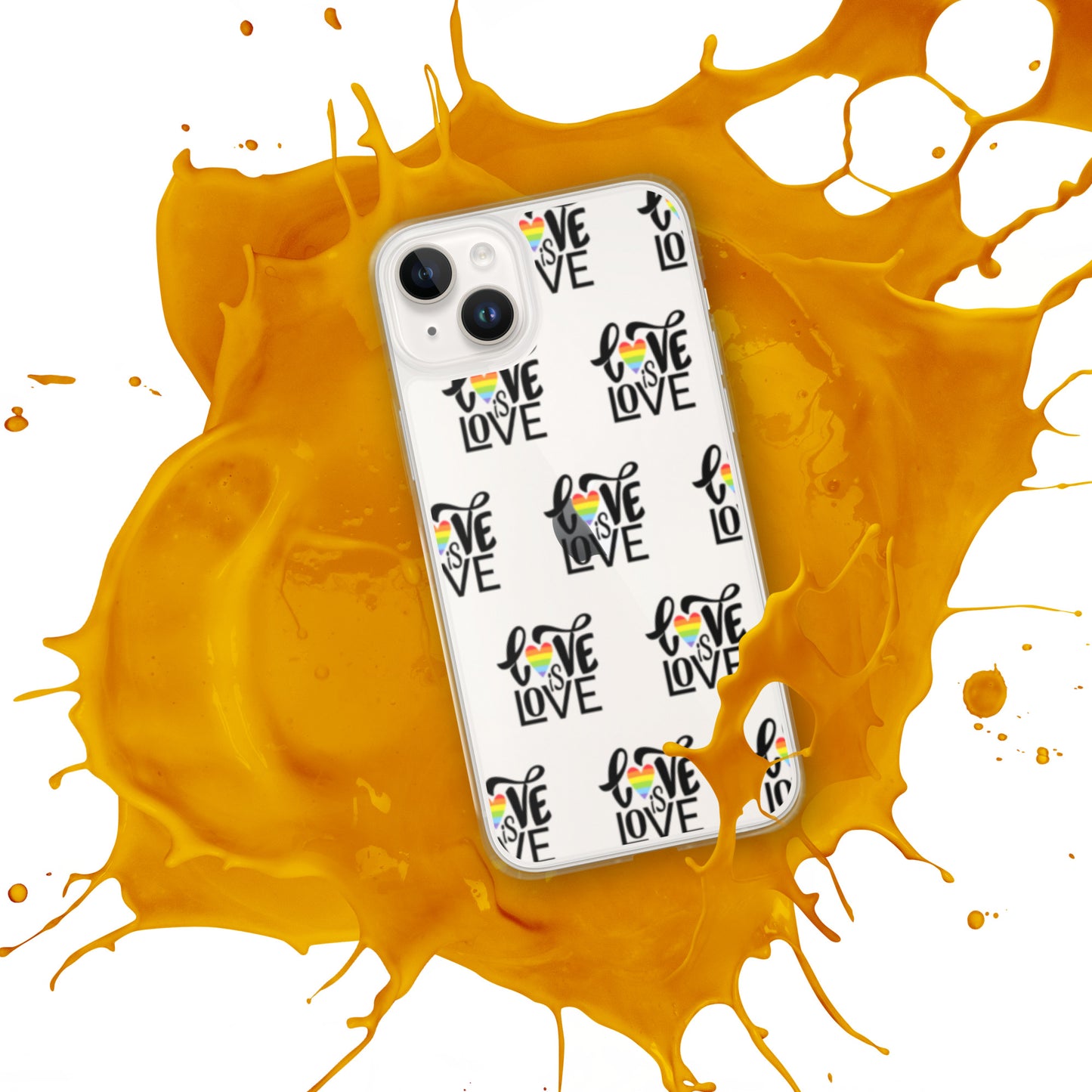 Clear Love is Love Case for iPhone®