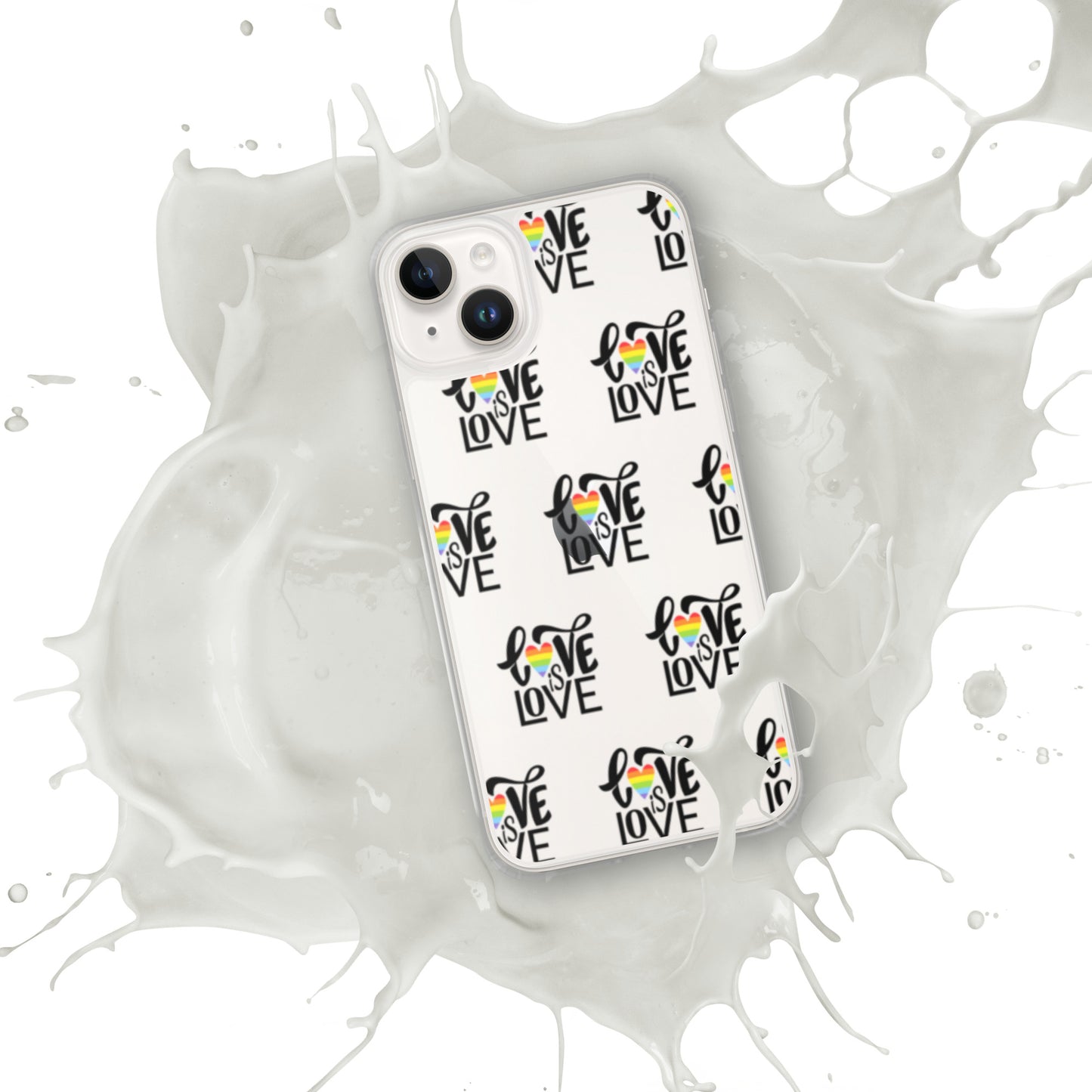Clear Love is Love Case for iPhone®