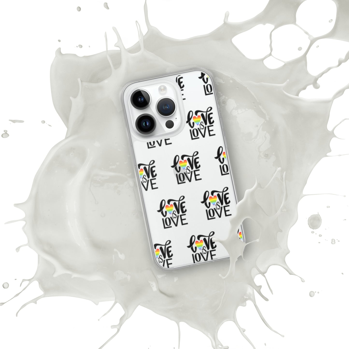 Clear Love is Love Case for iPhone®