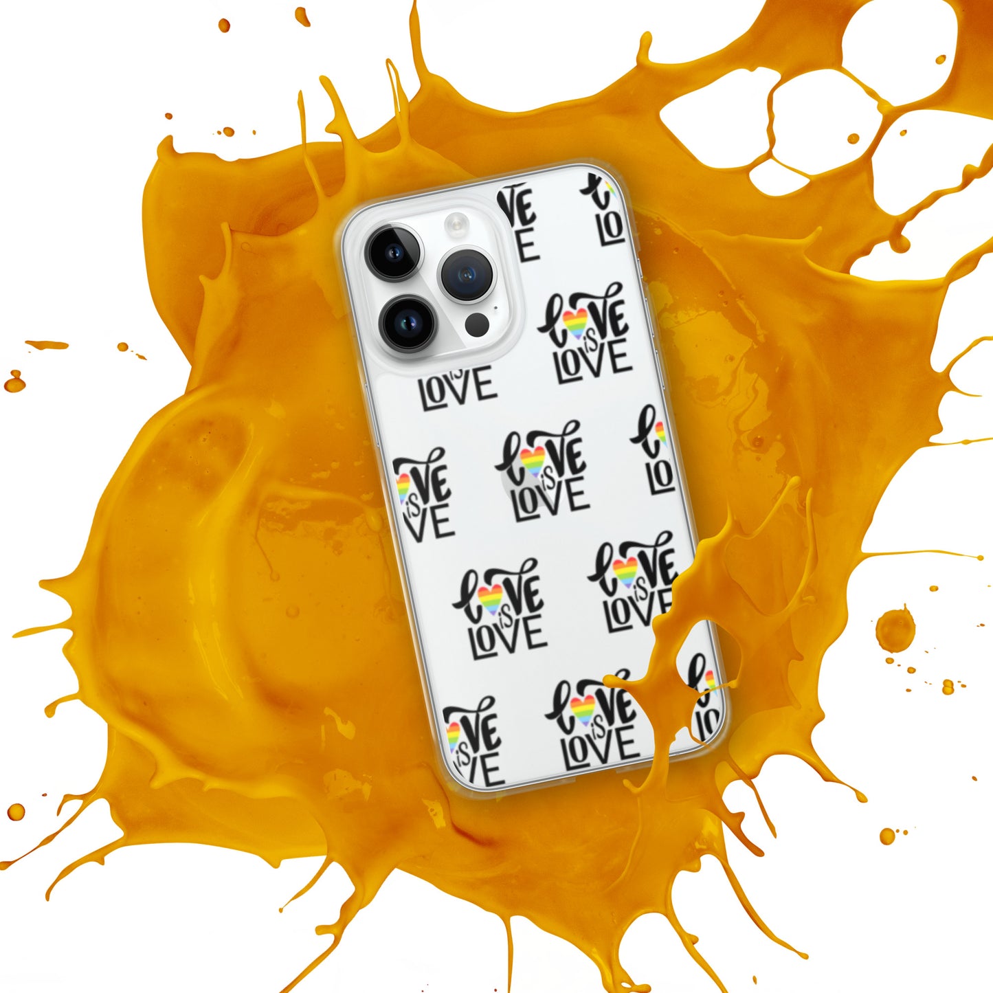 Clear Love is Love Case for iPhone®