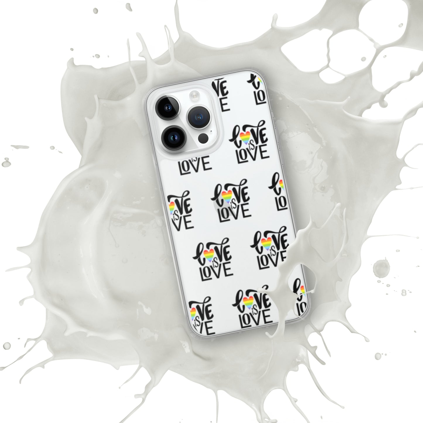 Clear Love is Love Case for iPhone®