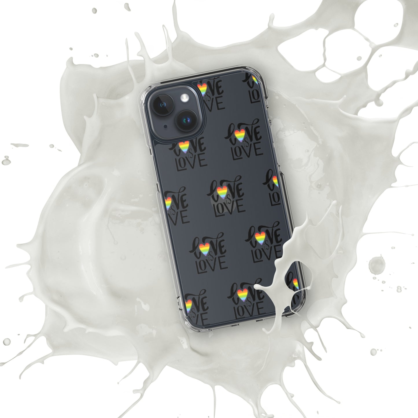 Clear Love is Love Case for iPhone®