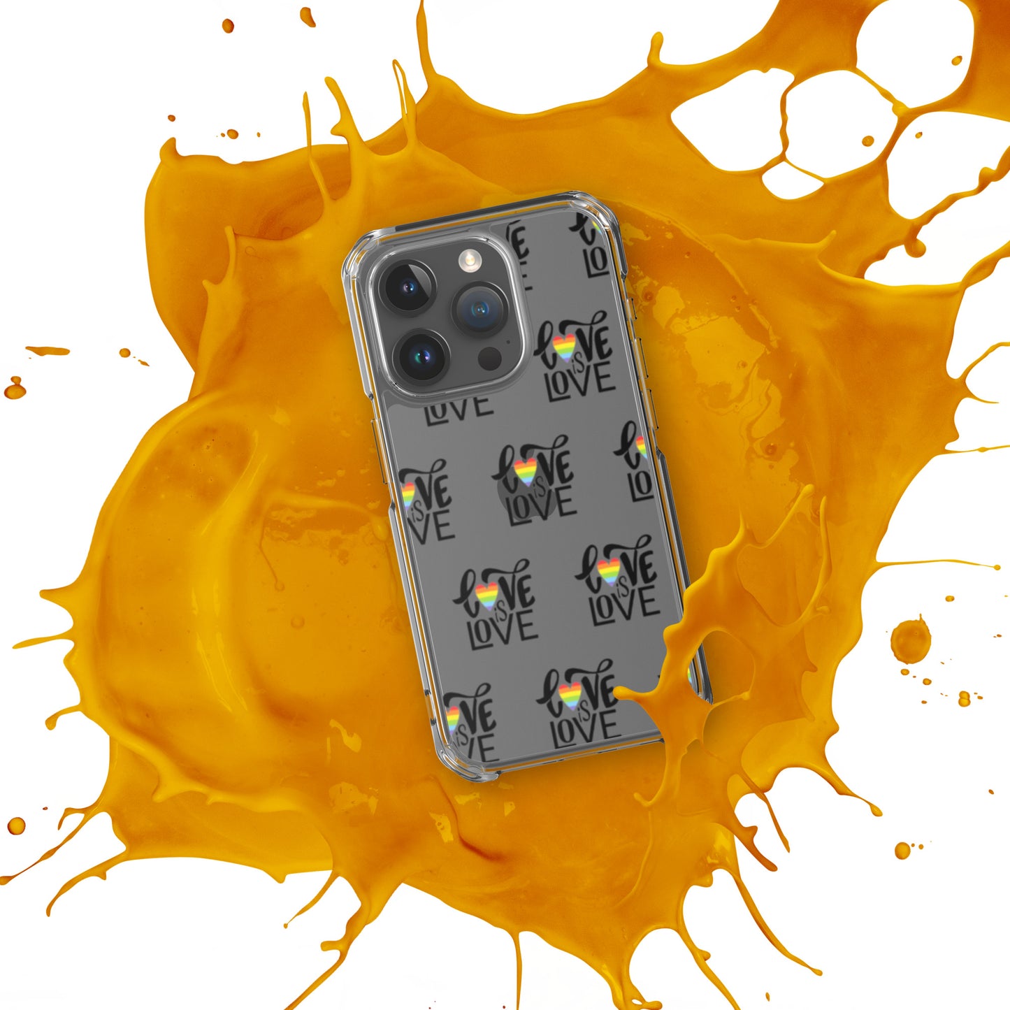 Clear Love is Love Case for iPhone®