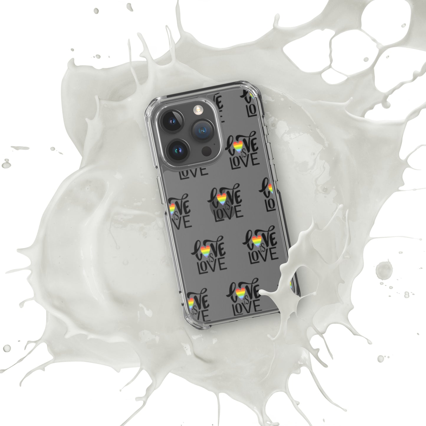 Clear Love is Love Case for iPhone®