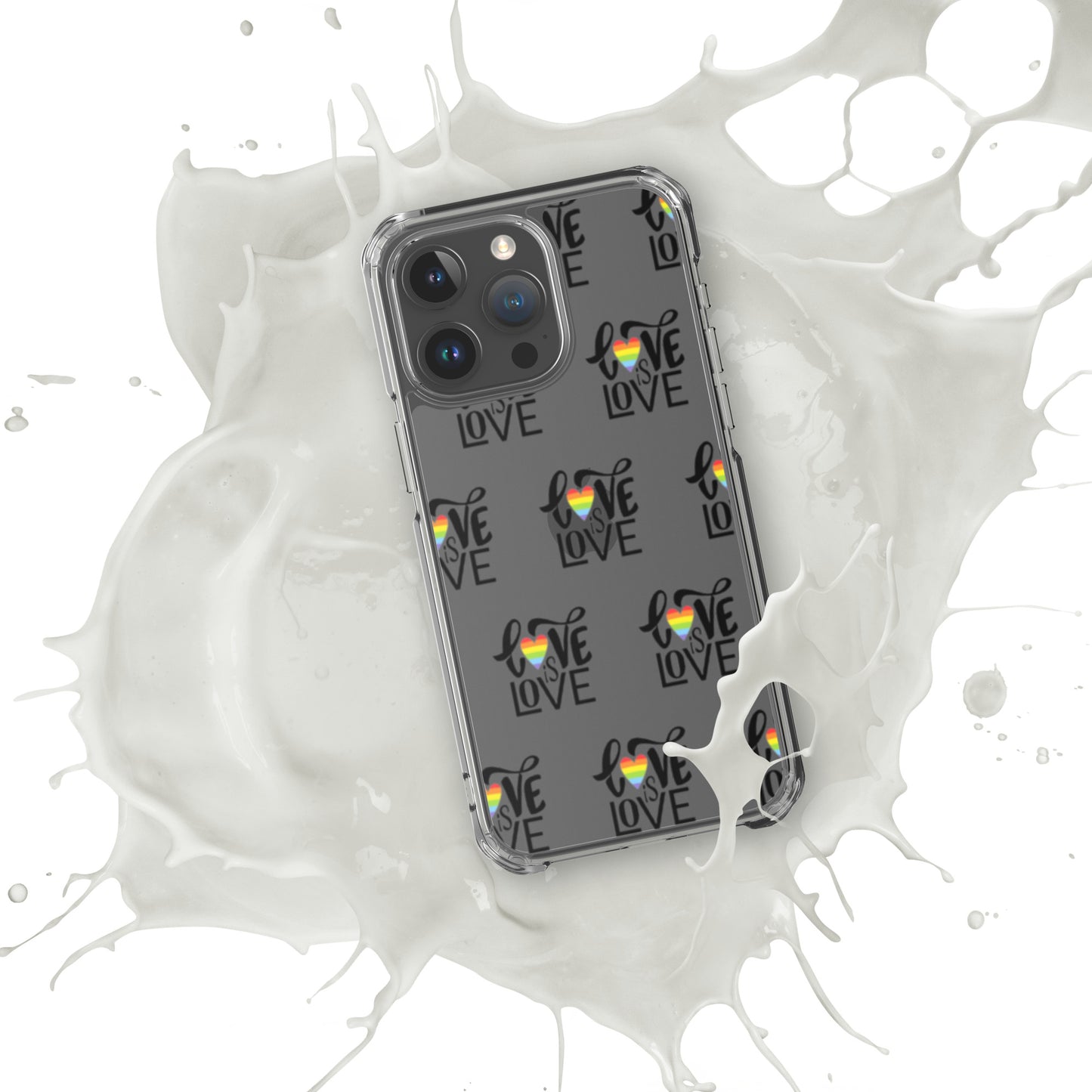 Clear Love is Love Case for iPhone®