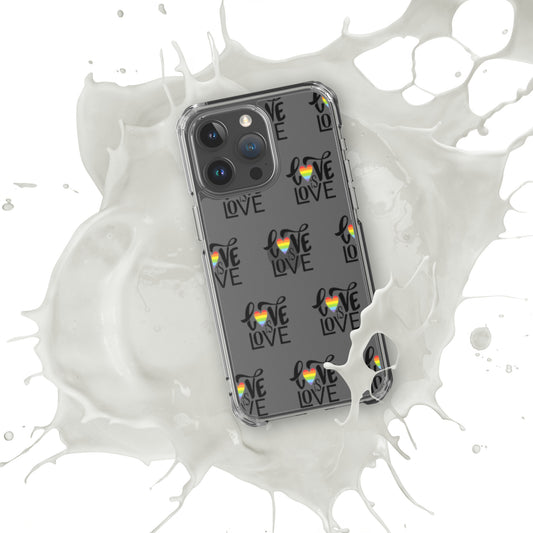Clear Love is Love Case for iPhone®