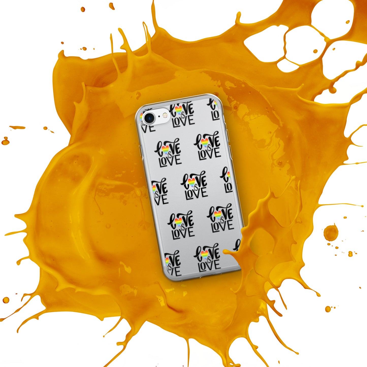 Clear Love is Love Case for iPhone®