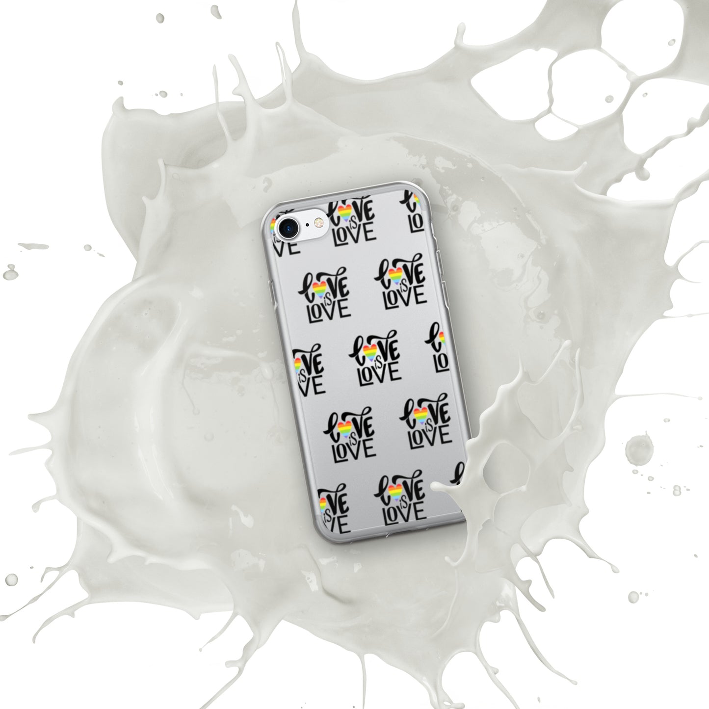 Clear Love is Love Case for iPhone®