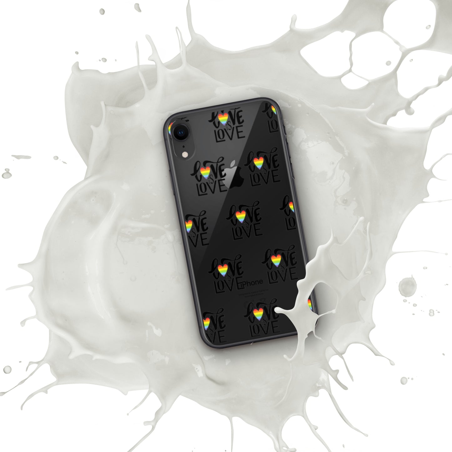 Clear Love is Love Case for iPhone®