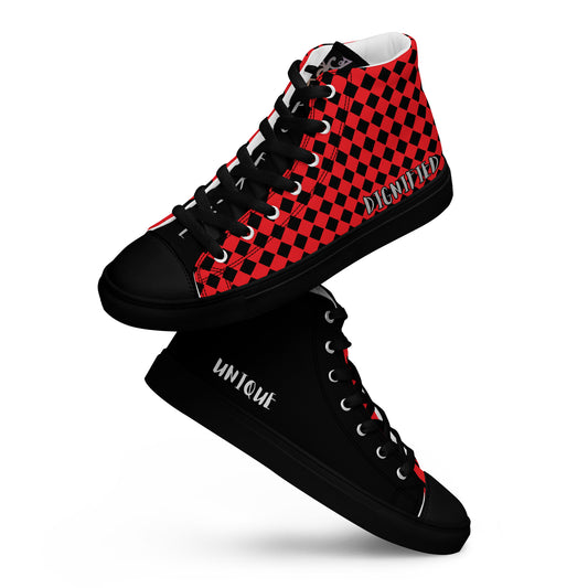 Powerful/Worthy Checkered High Top (M)