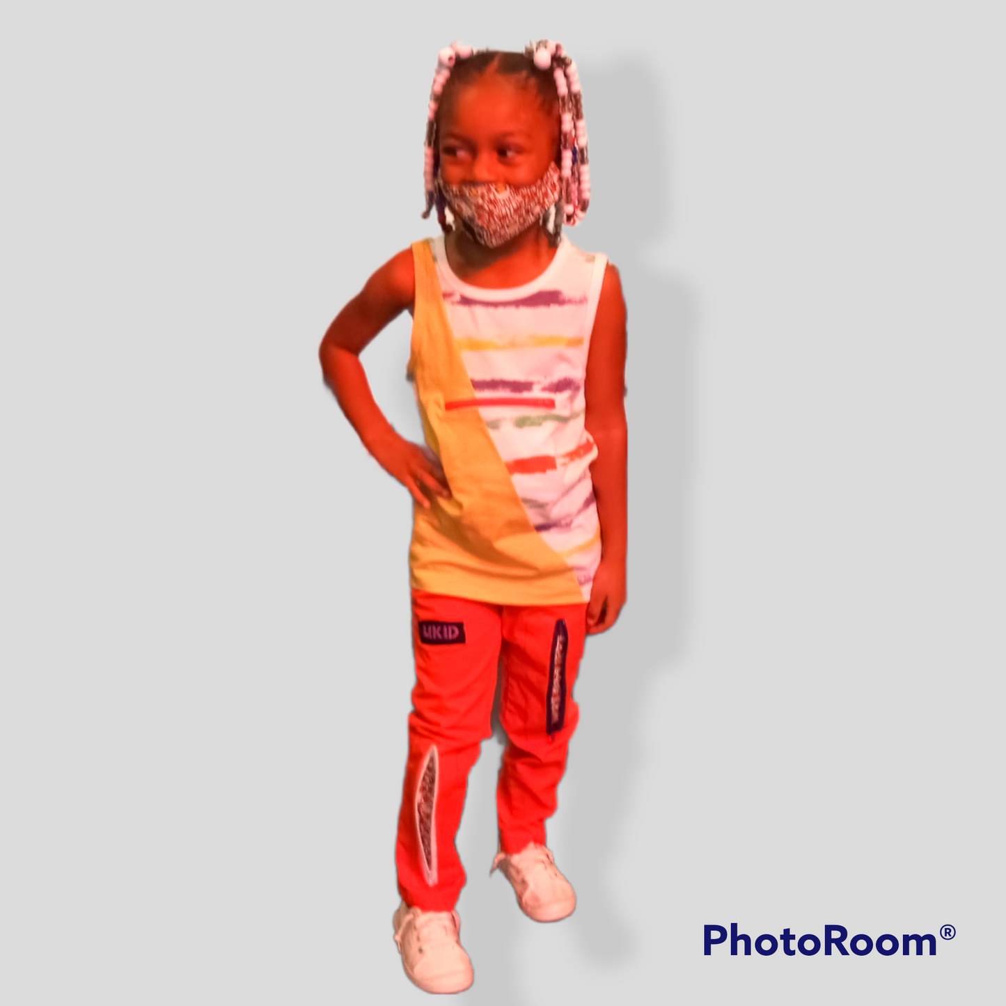 Zipped Up Tank and Pants Set