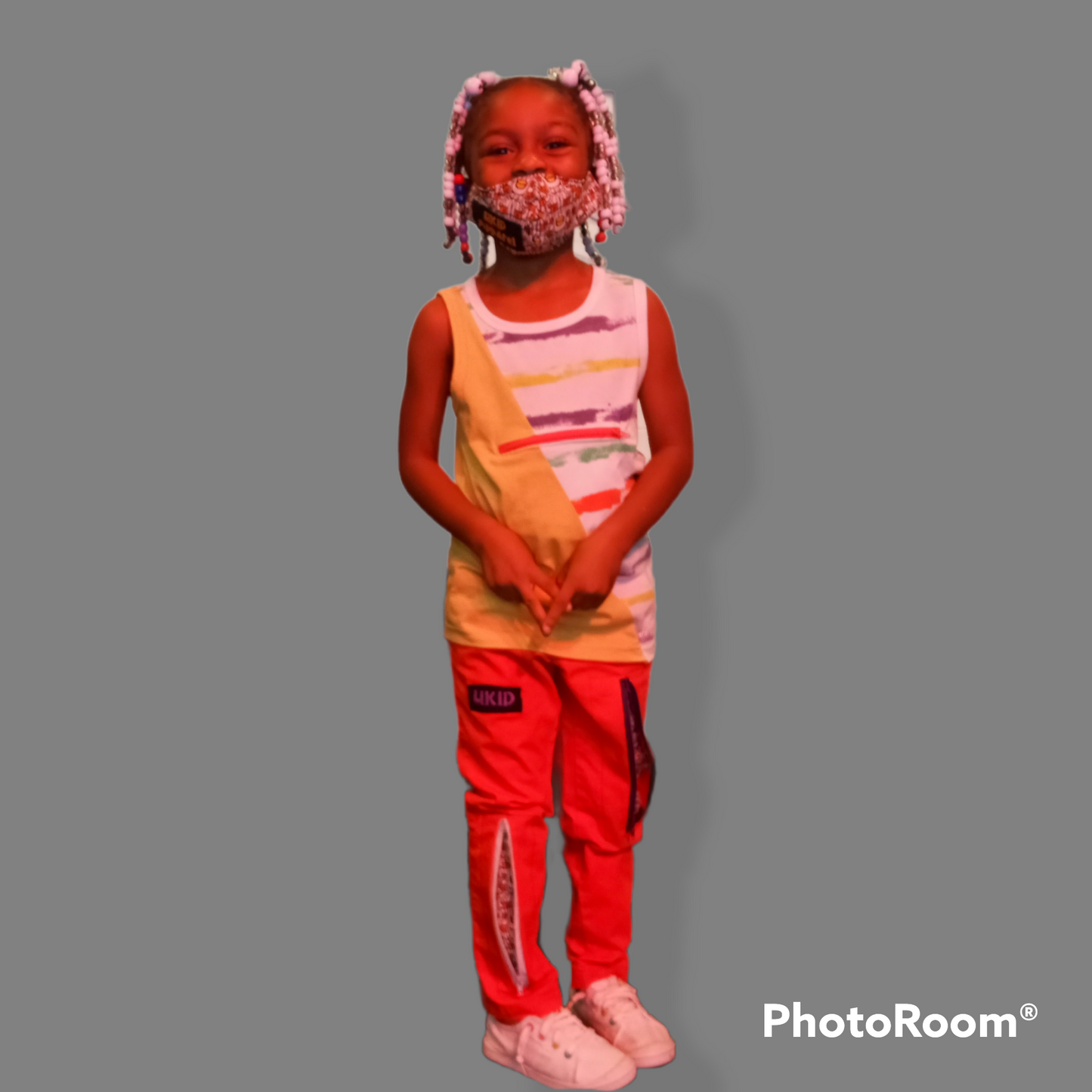 Zipped Up Tank and Pants Set