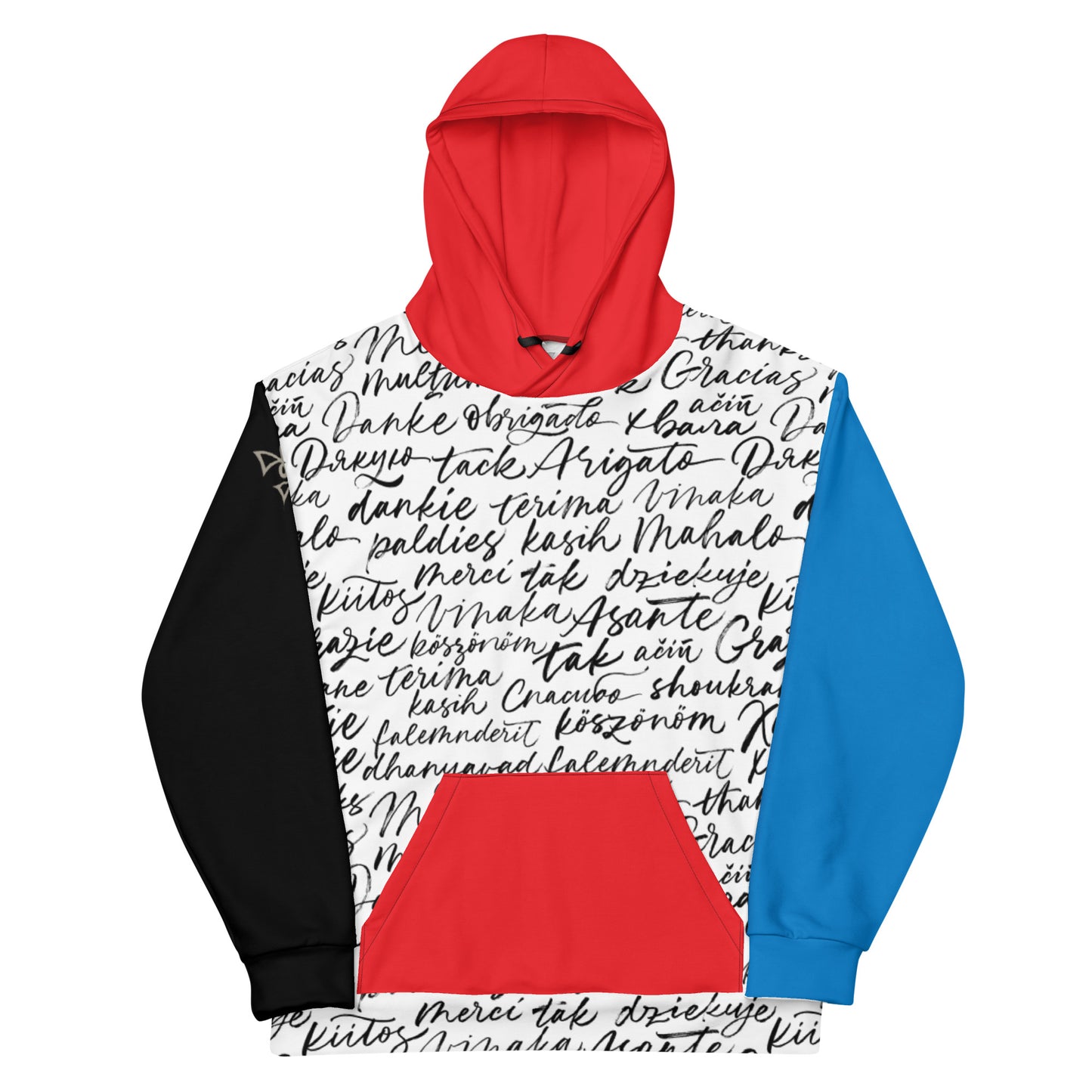 Gratitude (Red/Black/Blue) Hoodie